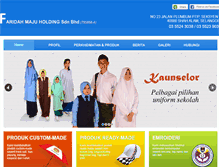 Tablet Screenshot of faridahmaju.com